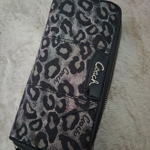 Coach Leopard Print Wallet